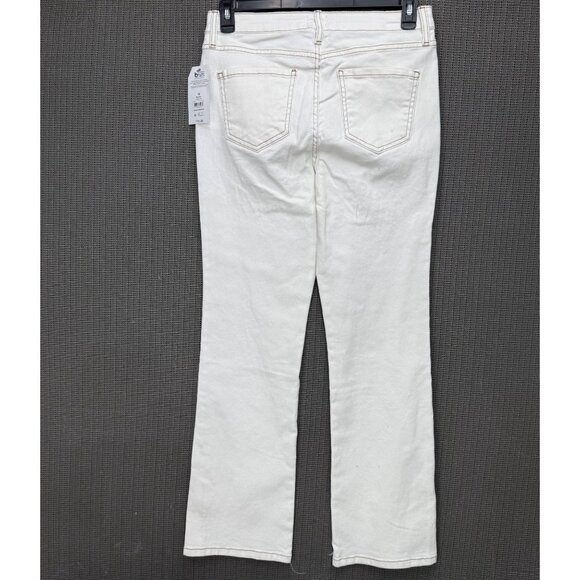 Time And Tru Womens Size 10 White Bootcut Jeans Regular - Picture 2 of 10